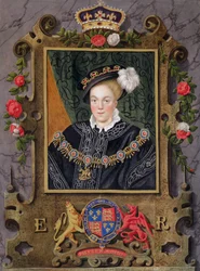 Retrato de Eduardo VI (1537-53) Rey de Inglaterra, de unos 14 años, de 